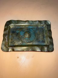 WWI Imperial German Belt Buckle Trench Art Ashtray