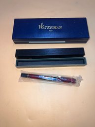 Waterman Fountain Pen And Case