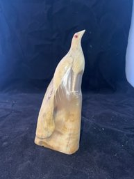 Carved Bird From Horn