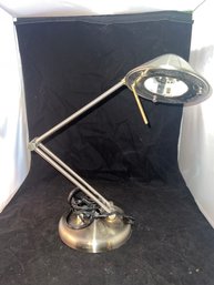 Vintage Mid Century Danish Modern Circa 1990s Desk Lamp Kovacs Ufo Dimmer