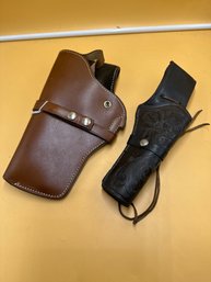 Two Leather  Pistol Holsters