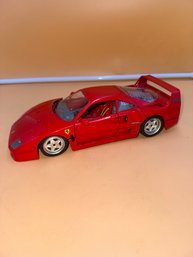 BBURAGO Ferrari F40 1987 Diecast Model 1/18 Scale Collectible Red