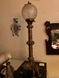 Antique Bronze Table Lamp