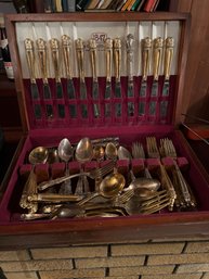 1847 Rogers Bros Silverware Chest And Set Plus More!