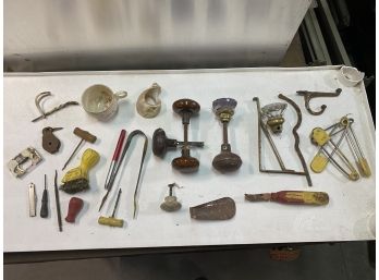 Doorknobs, Hooks, Pins, Tools And More!