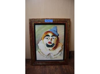 PAINTING OF A CLOWN 18' H X 15' W