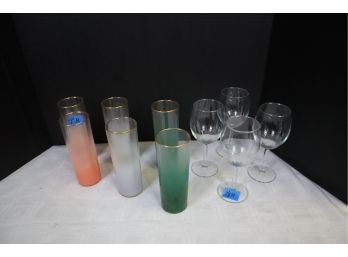 STEMWARE & HIGHBALL GLASSES - MEASUREMENTS IN PHOTOS