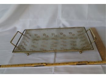 Serving Platter 12' X 12' With Stand 14' X 12'  - 'Rojack?'