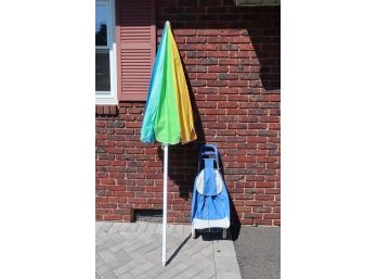 Beach Umbrella & Rolling Bag