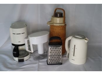 Kitchen Appliances Including Coffee Maker