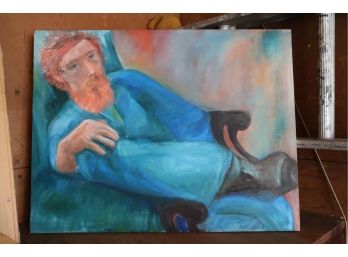 Portrait Of A Man On Canvas 20' X 26'