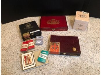 Cigar Boxes & Playing Cards