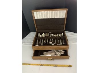 Flatware In Box -Roger Bros Silver Plate And Misc