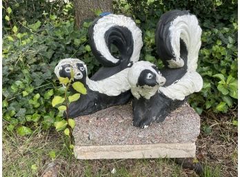 Garden Statuary -Skunks