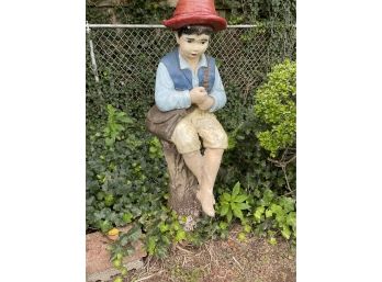 Fishing Boy -Garden Statuary