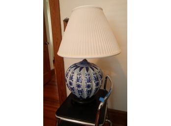 Blue & White Lamp