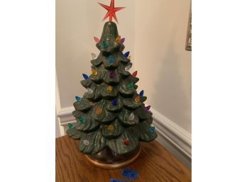 Painted Christmas Tree Personalized On Bottom - PLL 64
