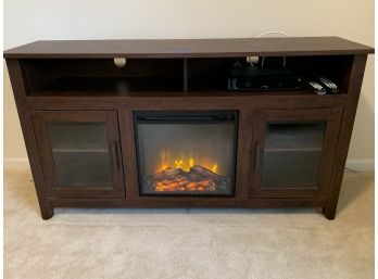 TV Stand With Faux Fireplace - PLL 71