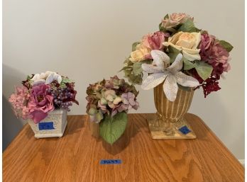 3 Decorative Floral Arrangements - PLL 49