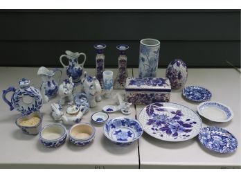 Collection Of Blue & White