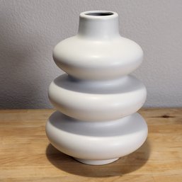 Ceramic Flower Vase - White