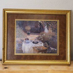 Claude Monet ' Lunch In The Garden' Giclee? Lithograph