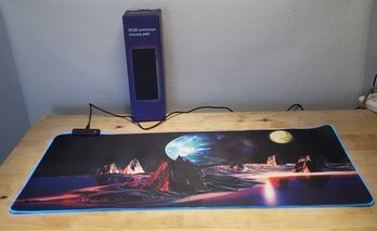 RGB Large Luminous Desk/Mouse Pad - Works
