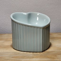 Green Ceramic Raised Pet Bowls - Unused
