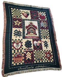 Vintage Woven Tapestry Blanket