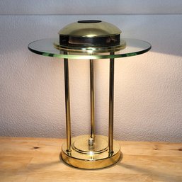Sonneman Style Saturn Lamp Halogen MCM Banker ATOMIC UFO Saucer Light