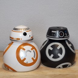 2 Star Wars Only In Theaters Droid Containers With Lids - Clean Insides