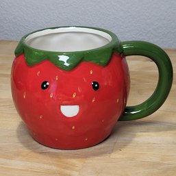 Cute Smiley Strawberry Mug