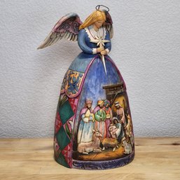 Jim Shore A Star Shall Guide Us Angel Nativity Gown Resin Figure