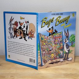 VINTAGE 1994 Bugs Bunny & Friends Look & Find Hardcover Book USA