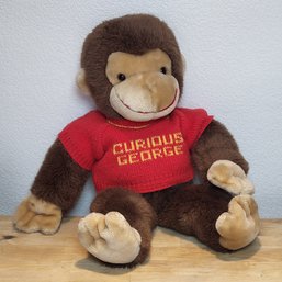 VTG Curious George Gund Plush Stuff Monkey -Knit Sweater