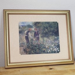 Renoir's 'Picking Flowers' Print 16' X 13'