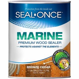 Seal Once Marine Premium Wood Sealer BRONZE CEDAR Gal