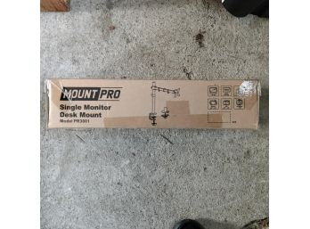 MOUNTPRO Single Monitor Desk Mount PR3001