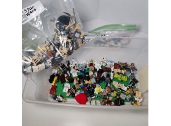 Lot Of LEGO Star Wars Minifigures And Accessories