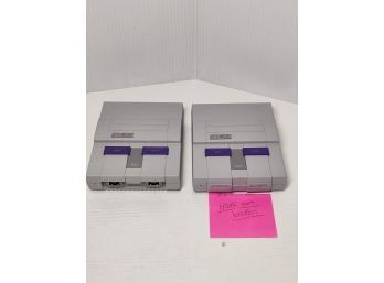 Two Super Nintendo SNES Classic Consoles Need Repair