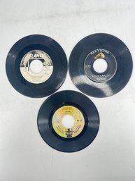 Lot Of 3 - 45 RPM Records - No Covers