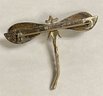 Sterling Silver Dragonfly Pin From Mexico