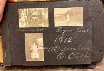 Antique Photo Album With Candid Photos Of FDR And Woodrow Wilson