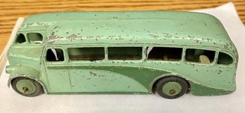 Dinky Toys Half Cab Bus Rare Two Tone Green 4-1/2' Long
