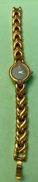 Vintage 18kt Gold-PLATED Ladies' Seiko Quartz Watch With Diamonds