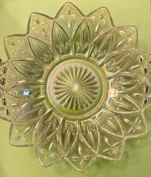 Vintage Iridescent Federal Glass Bowls, Set Of 3