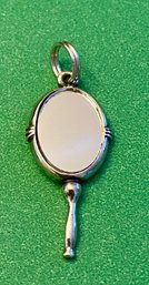 Adorable Sterling Mirror Charm