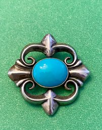 Relios Sterling And Turquoise Pendant