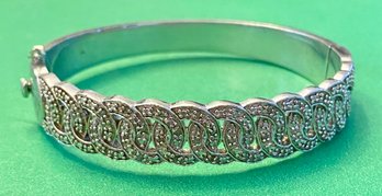Diamond And Silver PLATED Bracelet