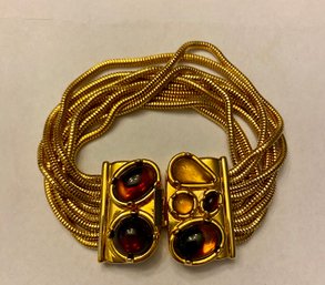 Monet Gold Tone Bracelet